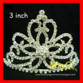 Real diamond bridal crown,flower pageant tiara